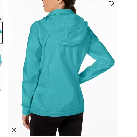 Columbia Women's Switchback II Rain Jacket Green Blue (Miami)  Teal Size M - Picture 2 of 7